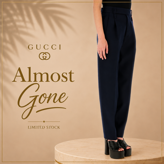 Gucci Midnight Blue Cashmere Trousers