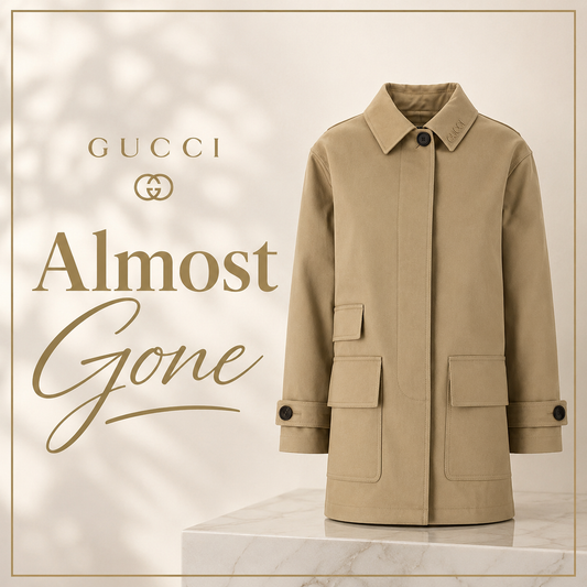 Gucci Beige Cotton Drill Overcoat
