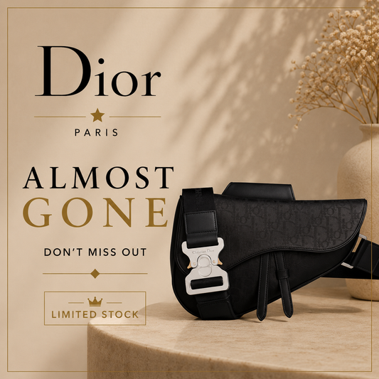 Dior Signature Shoulder Bag – Black