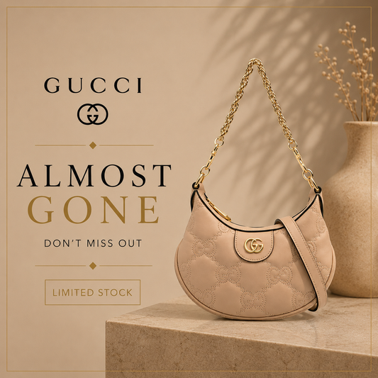 Gucci GG Supreme Chain Shoulder Bag – Beige
