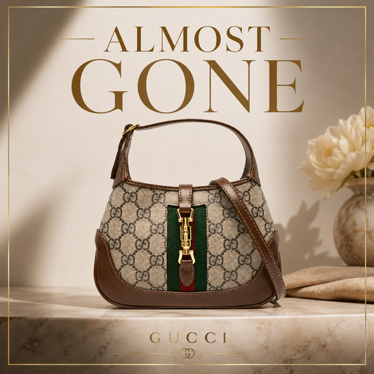 Gucci GG Supreme Web Shoulder Bag – Beige & Brown