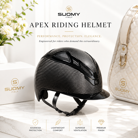 Suomy Apex Riding Helmet – Full Carbon Black Glossy