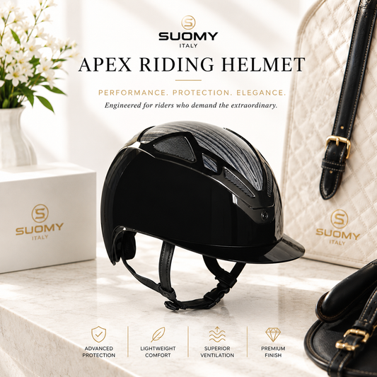 Suomy Apex Riding Helmet – Wood Black Glossy