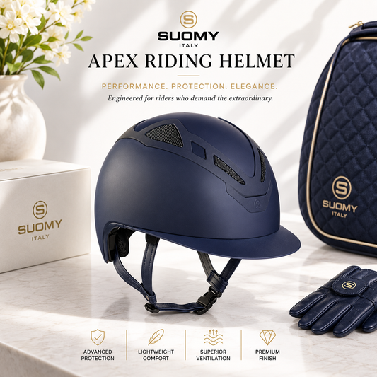 Suomy Apex Riding Helmet – HNT Blue Navy Matte
