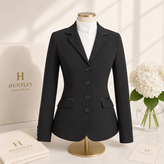 Grand Prix Saltare Dolce 4 Button Riding Show Jacket, Navy