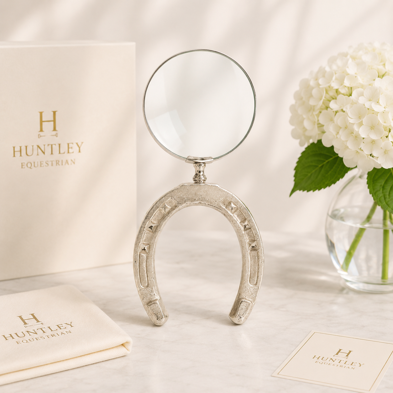 Huntley Equestrian Decorative Horse Shoe Magnifier