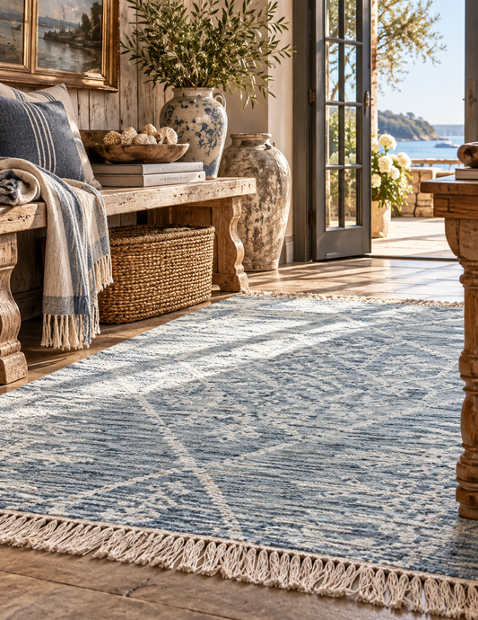 Timbergirl Kilim Kite Grey Wool Handmade Rug