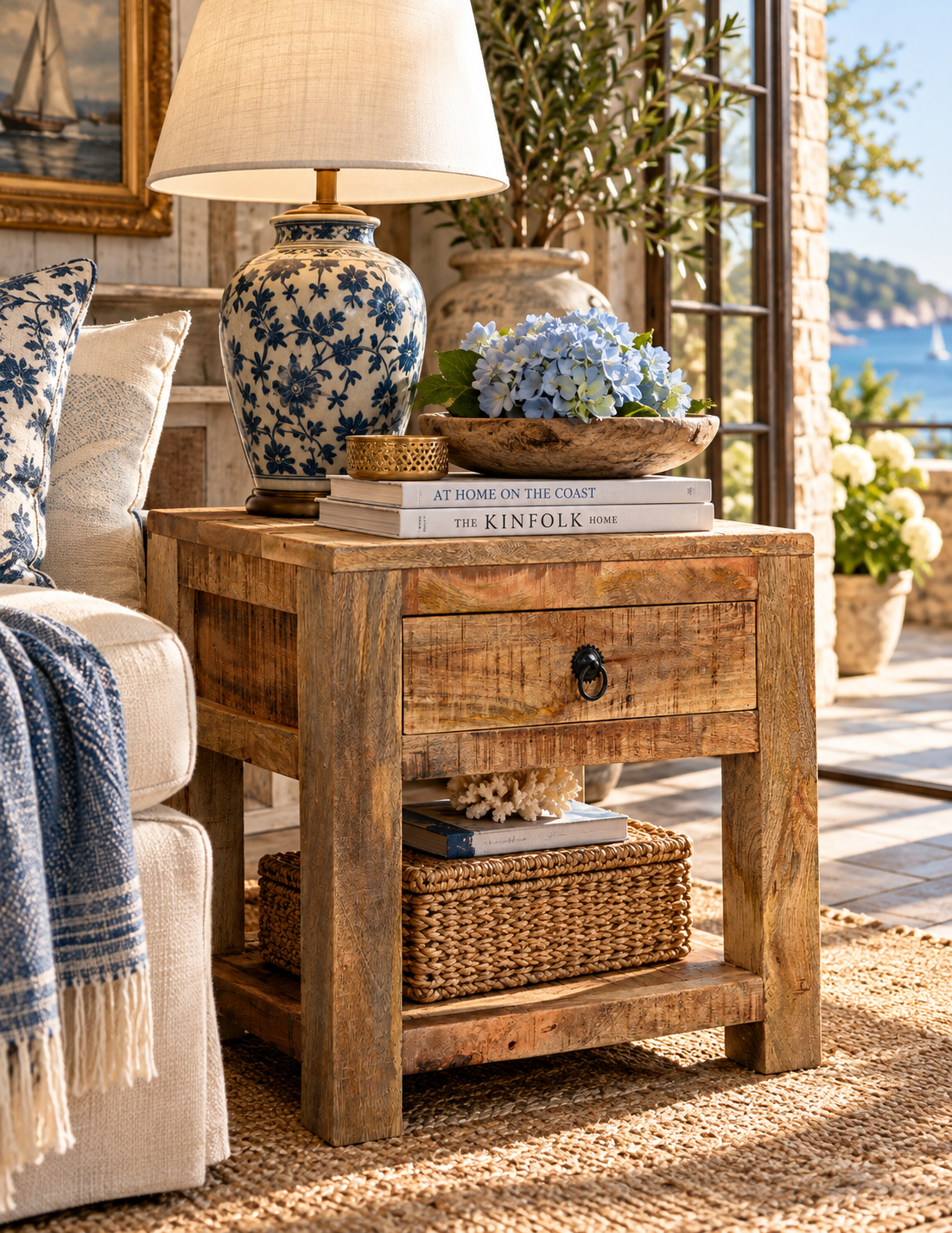 Timbergirl Surat Solid wood Side table