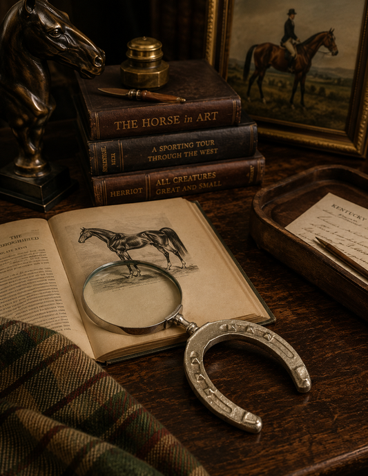 Huntley Equestrian Decorative Horse Shoe Magnifier