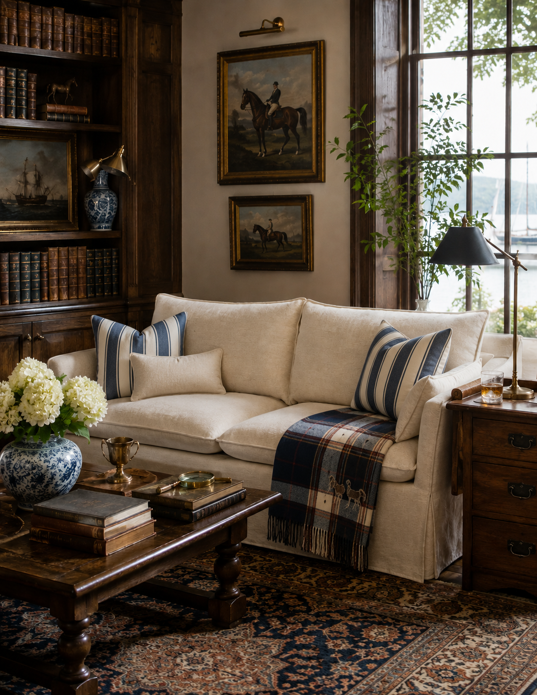 Ashbourne Slipcovered Linen Sofa