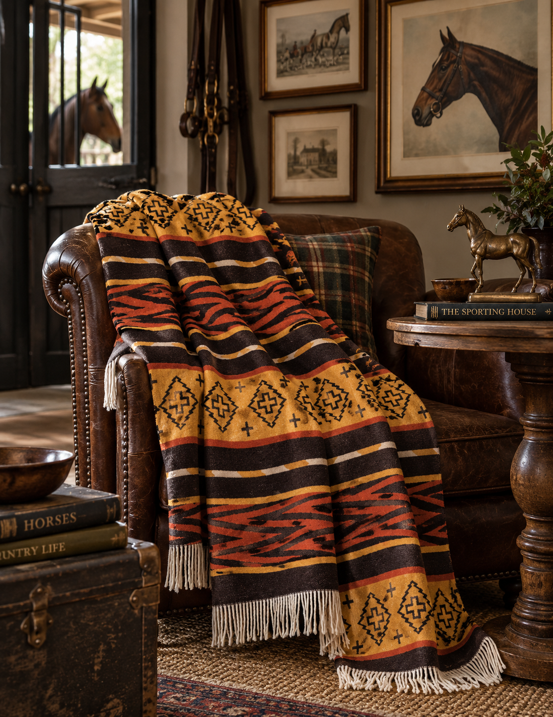 Rock Point Heritage Woven Throw Blanket