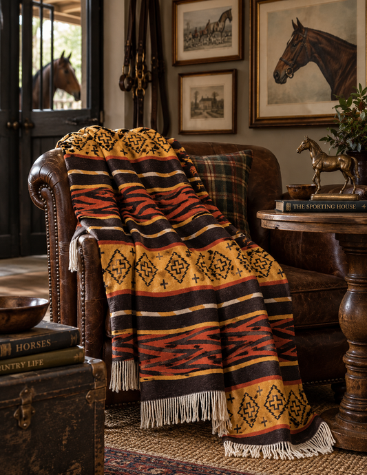 Rock Point Heritage Woven Throw Blanket