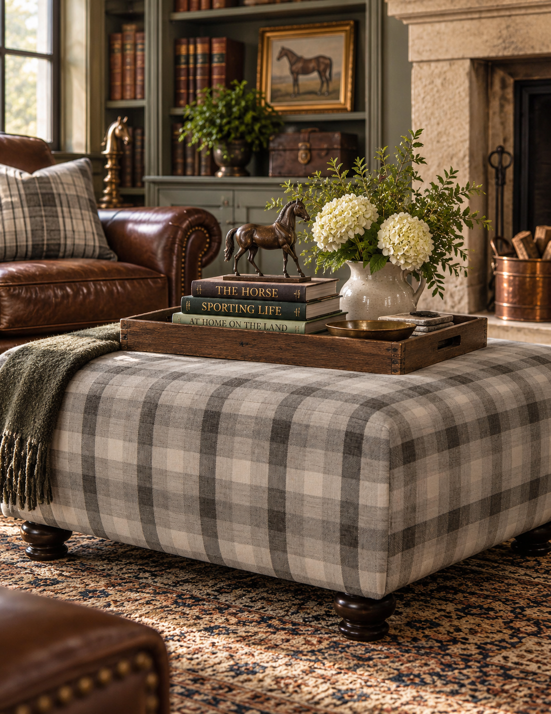 The Jonesport Mica Cocktail Ottoman