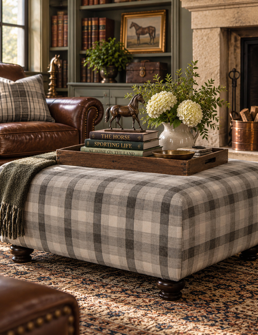 The Jonesport Mica Cocktail Ottoman