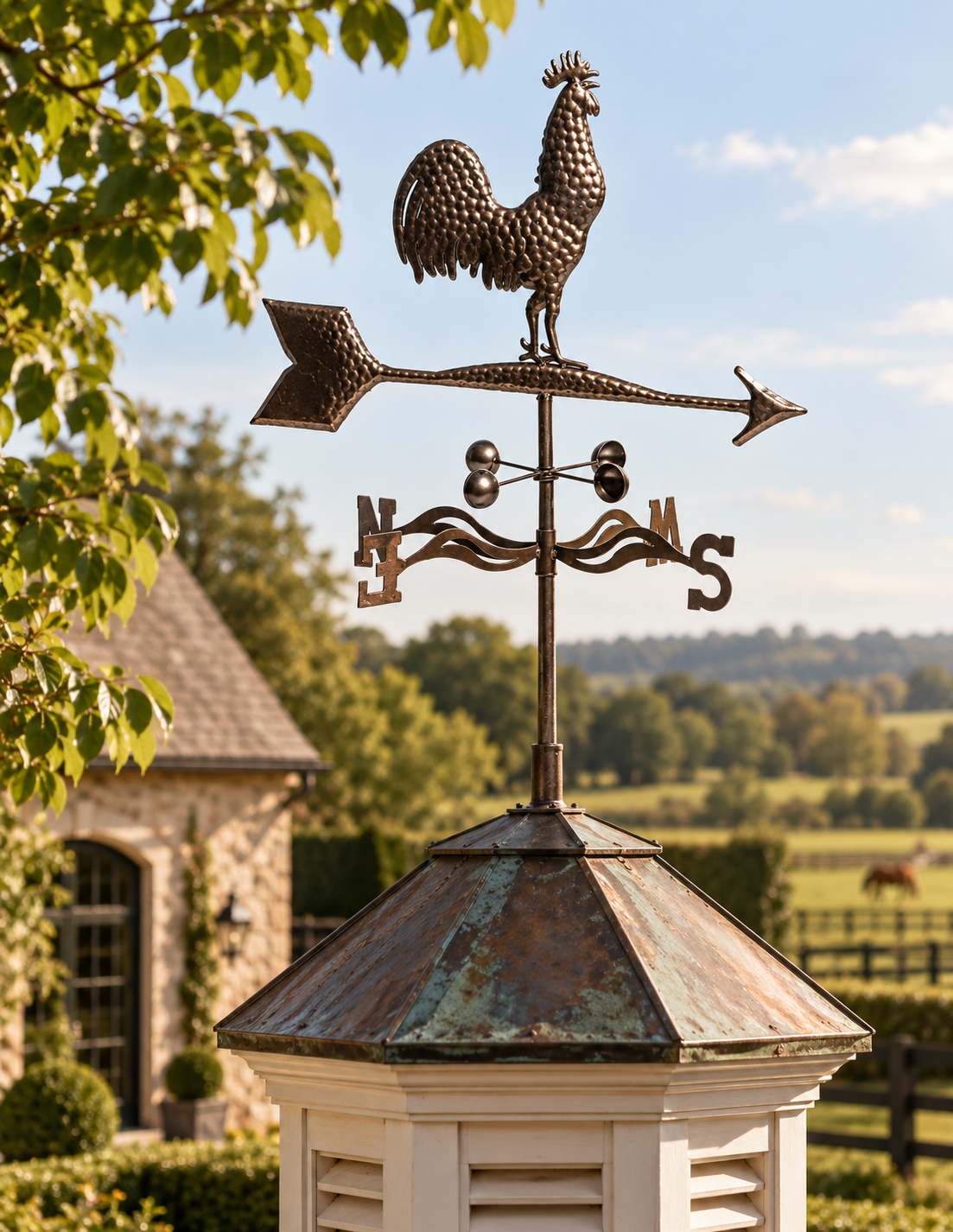 Sporting Estate Rooster Weathervane