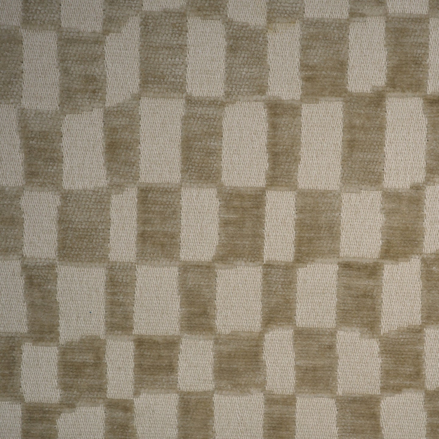 CHECKMATE - CHECKERED DESIGN CHENILLE UPHOLSTERY FABRIC