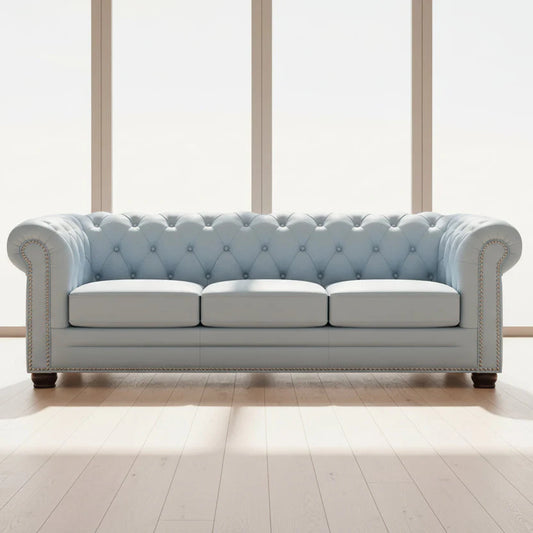 Chesterfield Victoria Leather Sofa