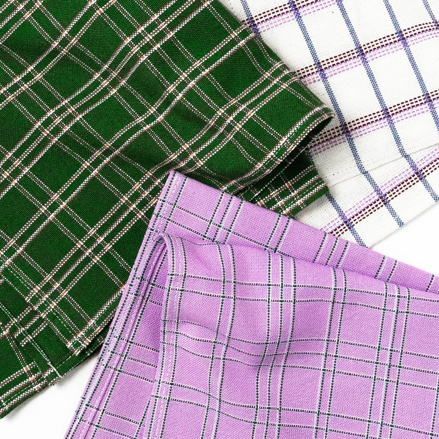 Chiapas Plaid Lilac Napkin