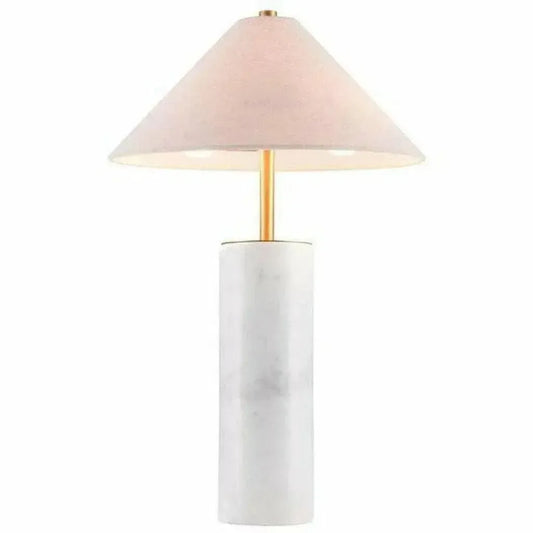 Ciara Table Lamp Beige & White