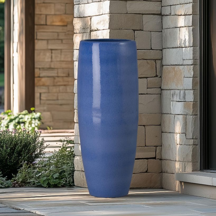 Cigar 47"H Ceramic Tall Jar