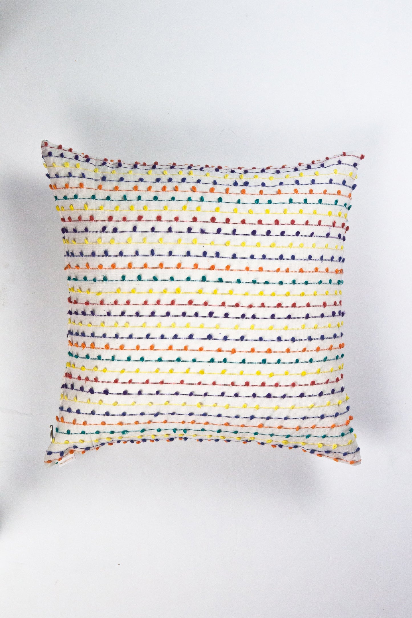 Vintage Rainbow Nubby Pillow
