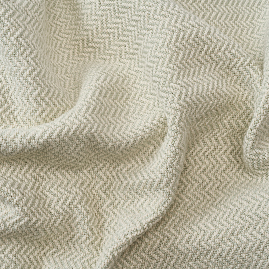 Harbor Herringbone Cotton Throw Blanket