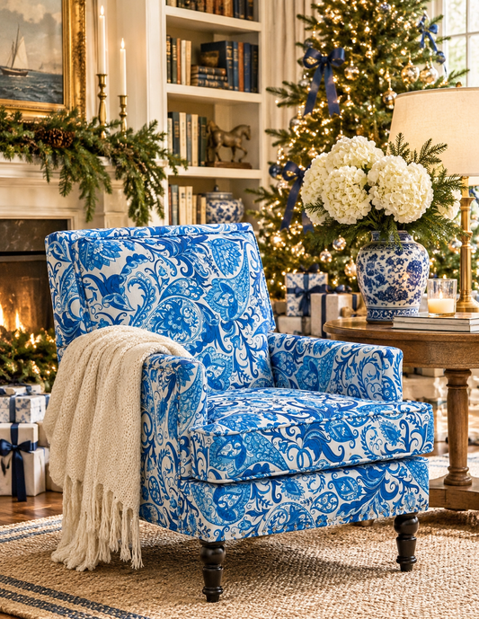 The Portsmouth Porcelain Accent Chair