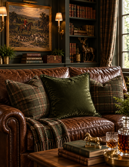 The Woodland Velvet Accent Pillow