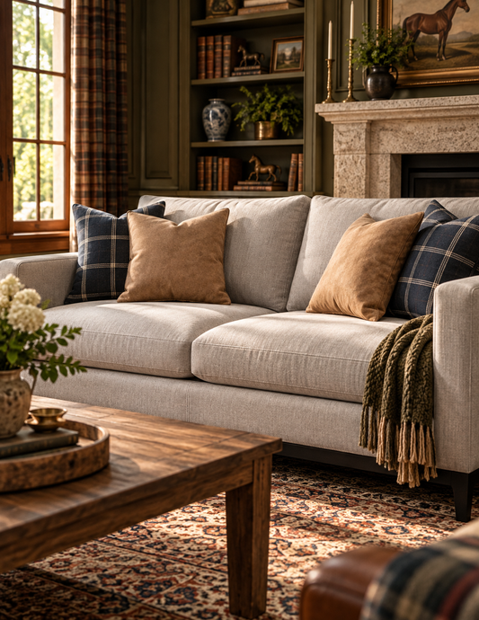 The Coastal Library Tailored Sofa — Light Grey