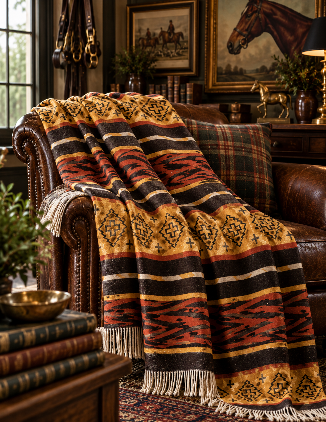 Rock Point Heritage Woven Throw Blanket