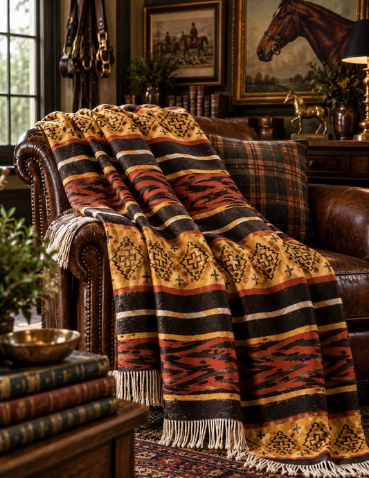 Rock Point Heritage Woven Throw Blanket