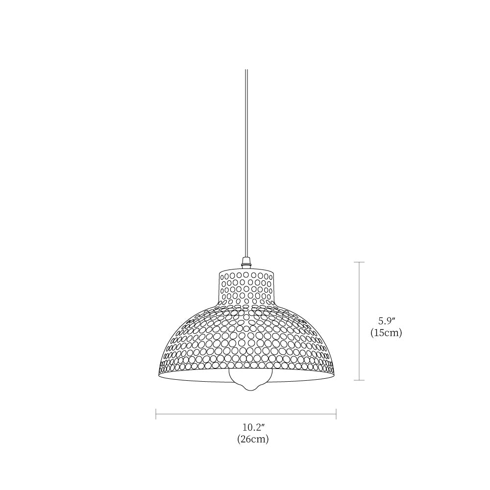 Crosby Metal Pendant Light