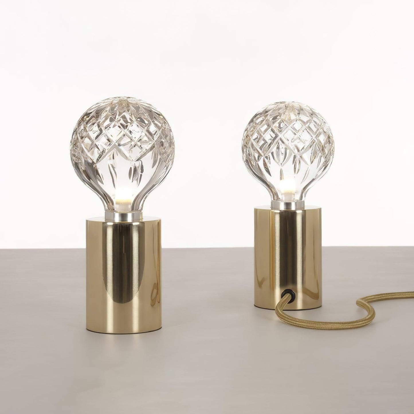 Crystal Bulb Table Lamp 3.5″