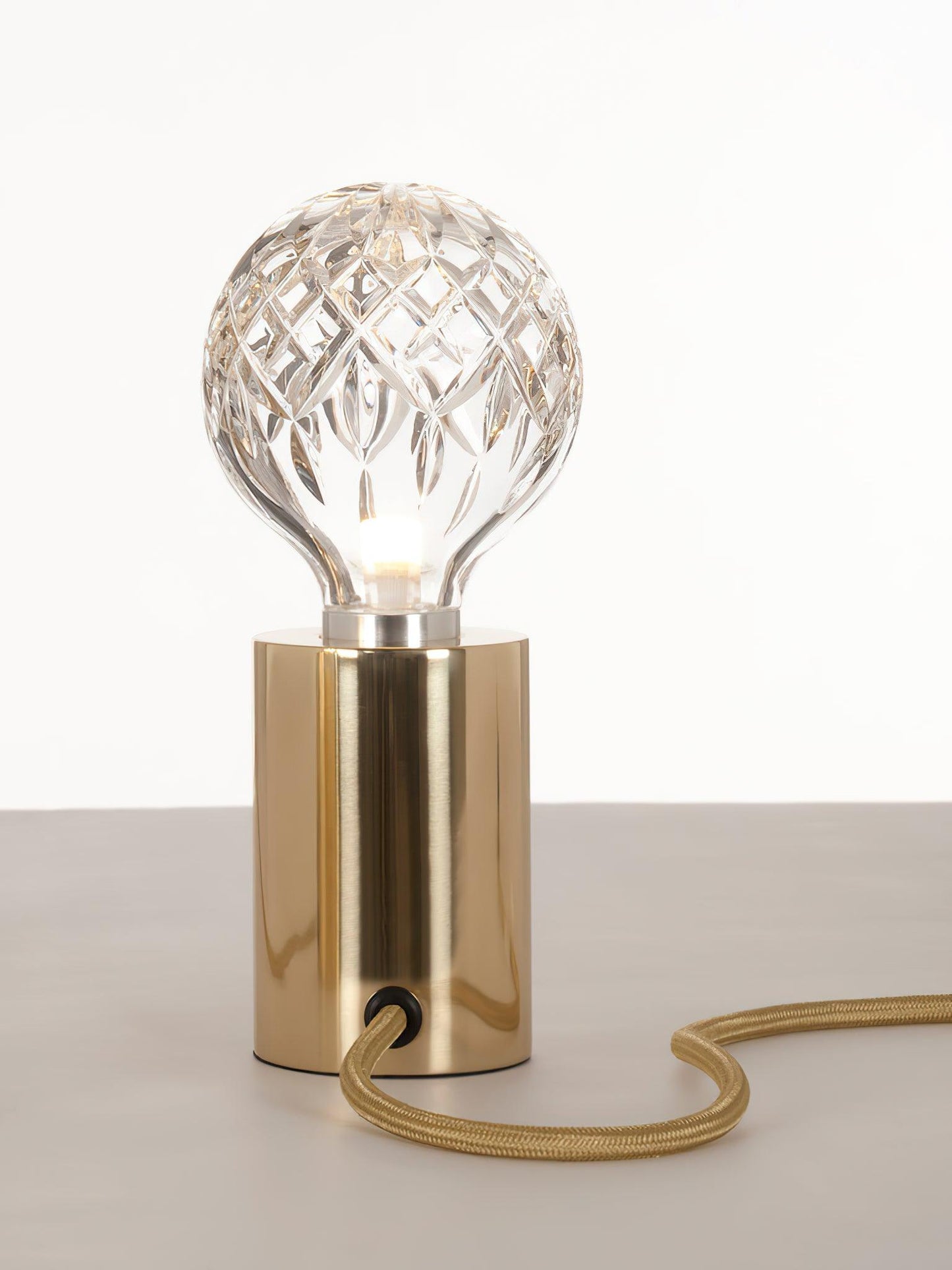 Crystal Bulb Table Lamp 3.5″