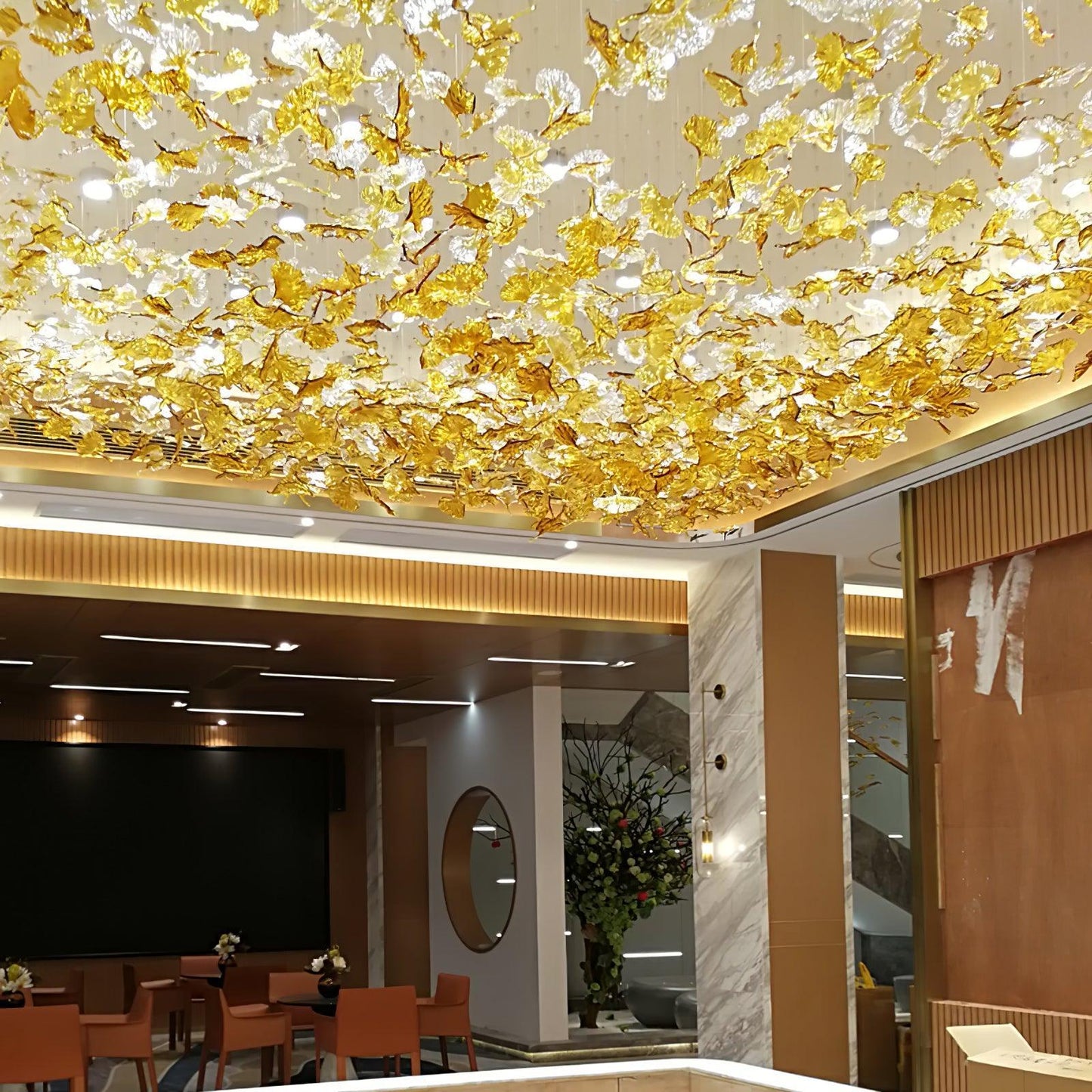DIY Maple Leaf Chandelier