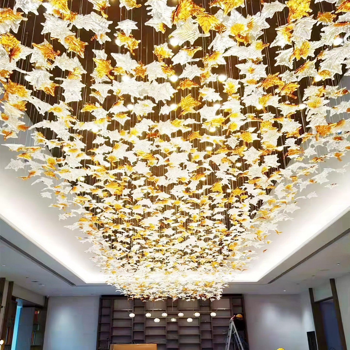 DIY Maple Leaf Chandelier