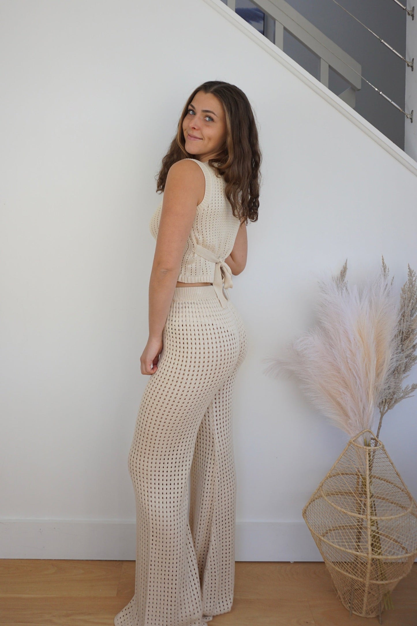 Fable Knit Pant - Ecru
