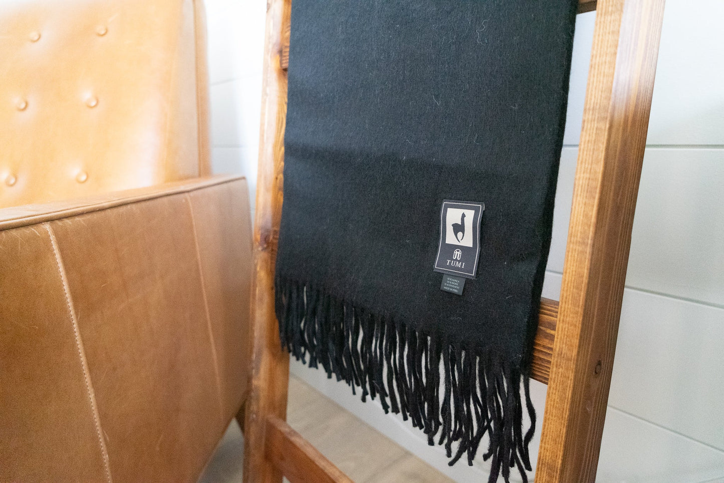Alpaca Wool Throw Blanket - Solid Colors