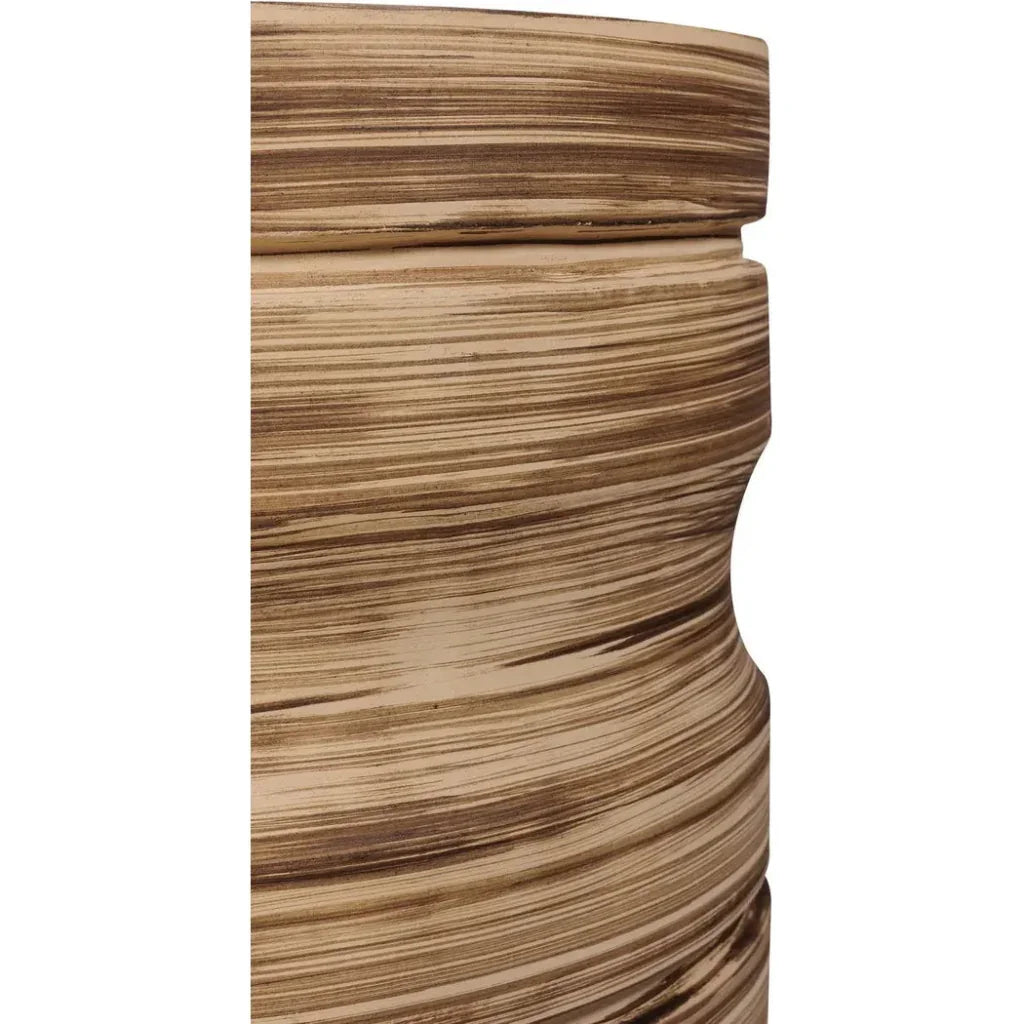 Dune Accent Table - Brown Outdoor End Table