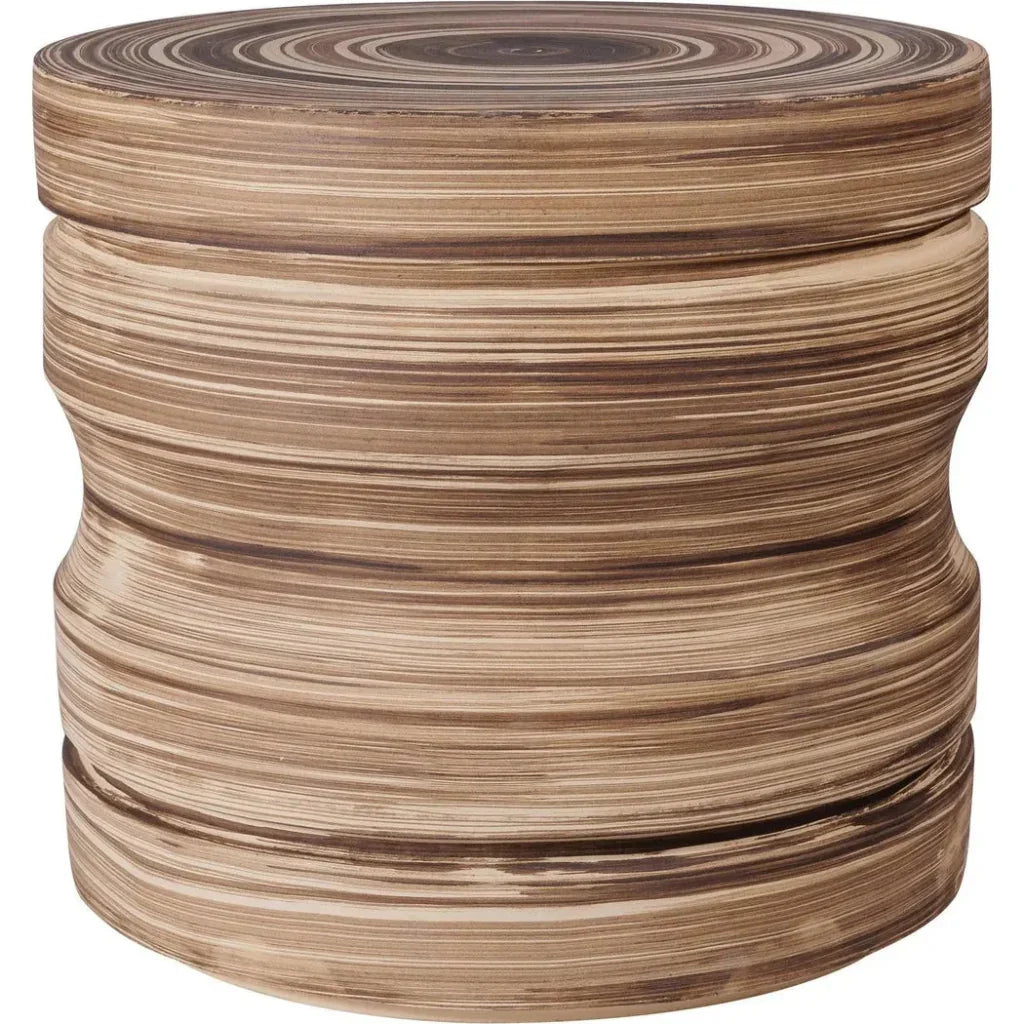Dune Accent Table - Brown Outdoor End Table