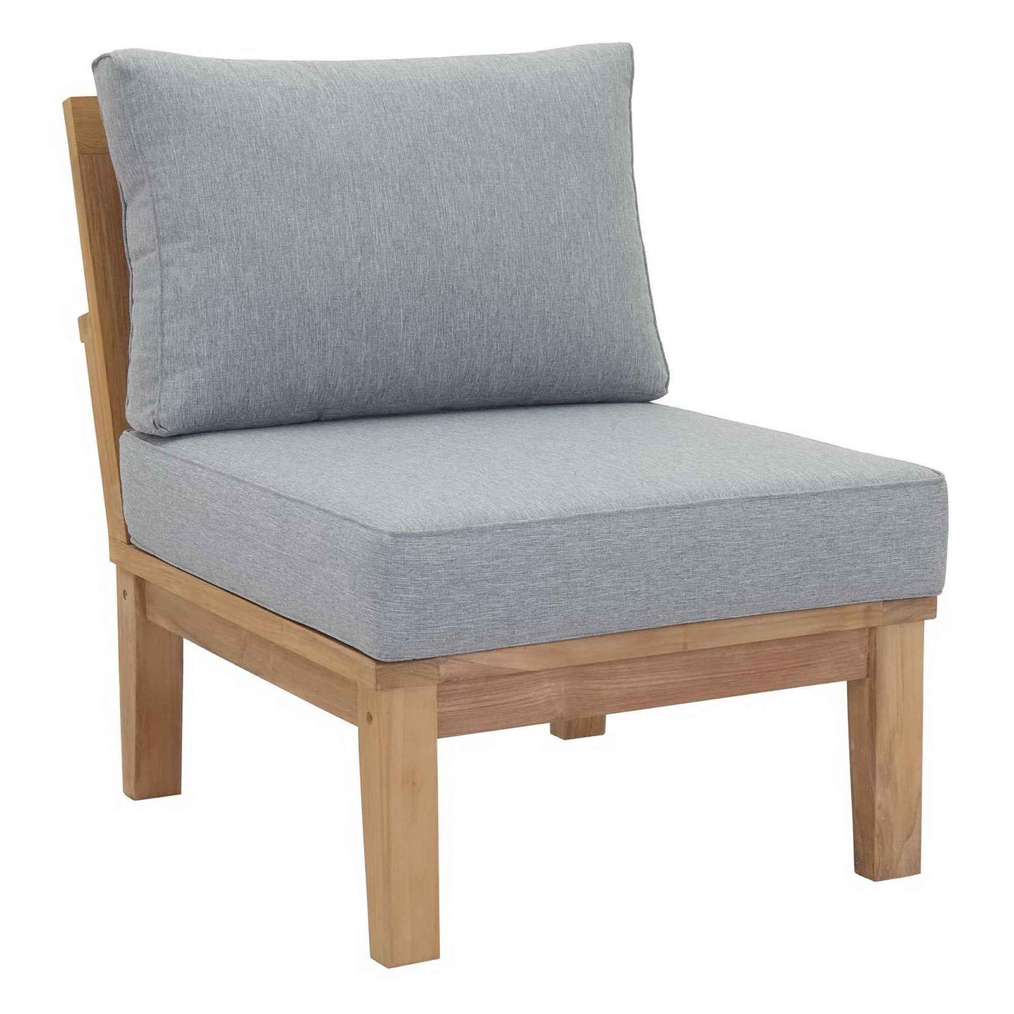 Seabrook 8-Piece Outdoor Teak Sectional Set