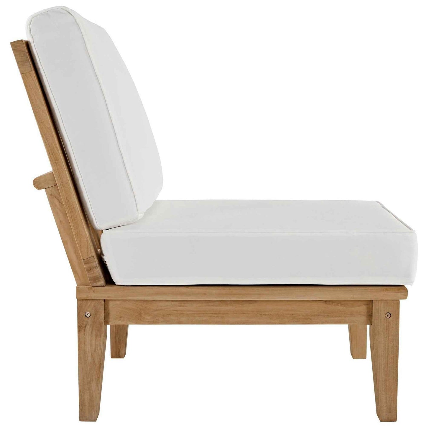 Seabrook 8-Piece Outdoor Teak Sectional Set