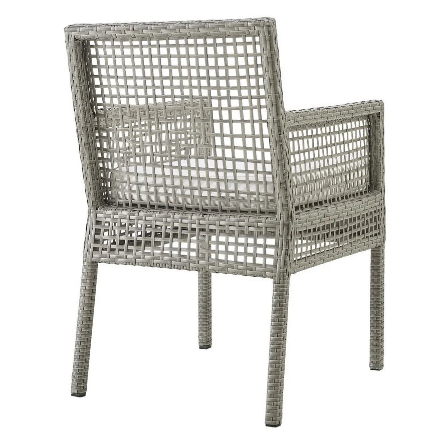 Harbor Woven Outdoor Wicker Dining Armchair | Bay & Bridle