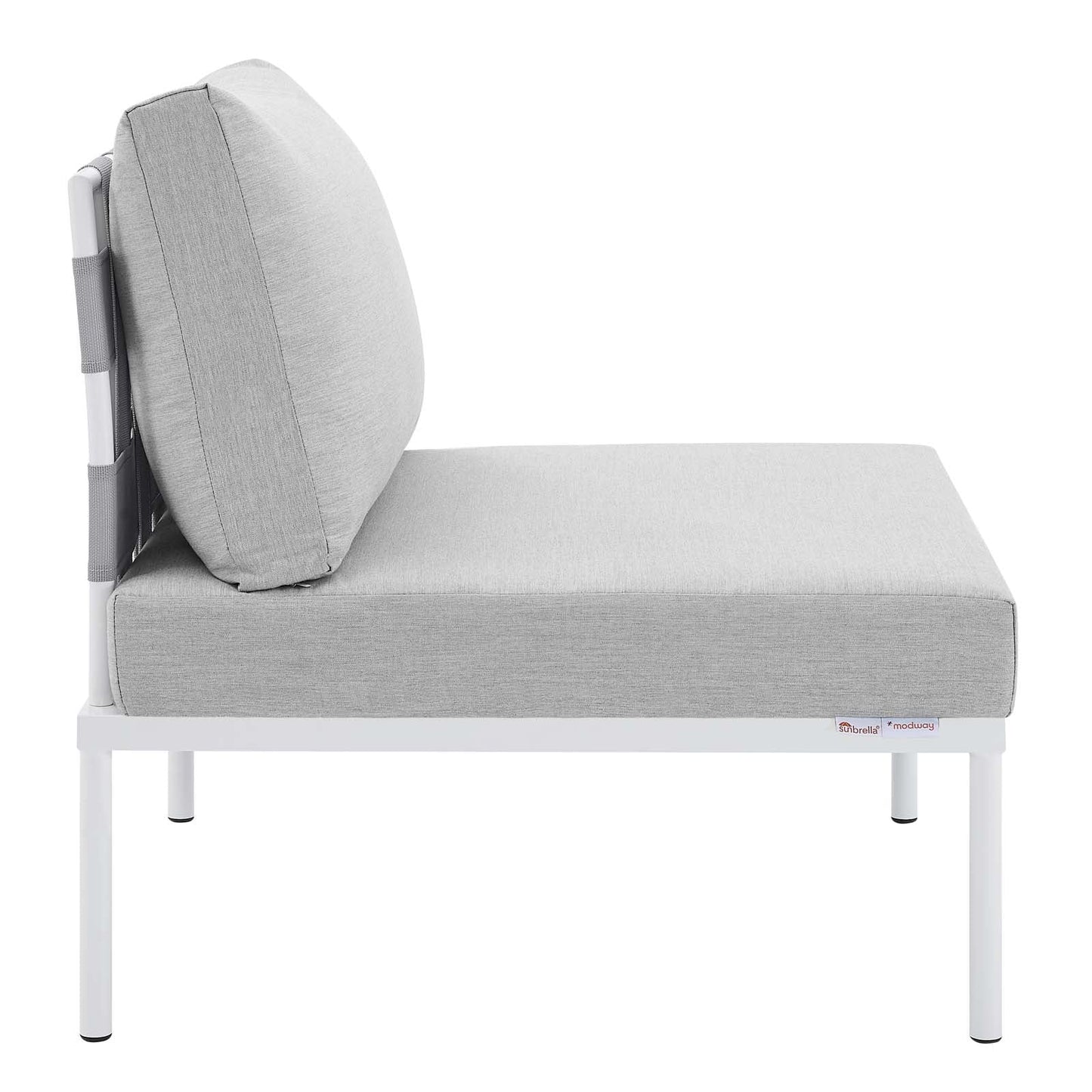 Harmony Sunbrella¨ Outdoor Patio Aluminum Armless Chair by Modway