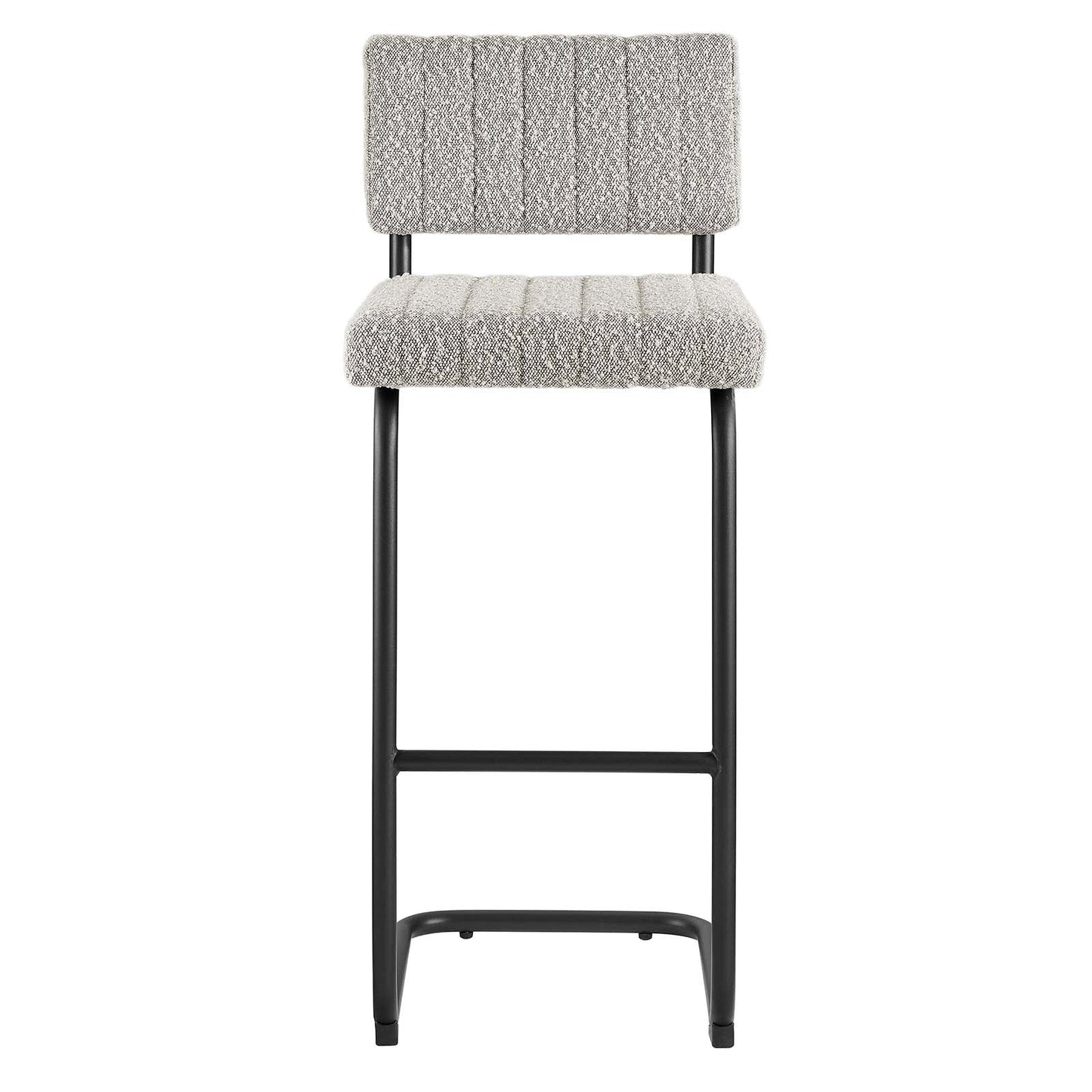 Parity Boucle Bar Stools Set of 2 by Modway