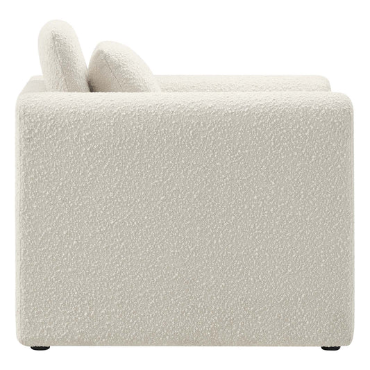 Waverly Boucle Upholstered Armchair by Modway