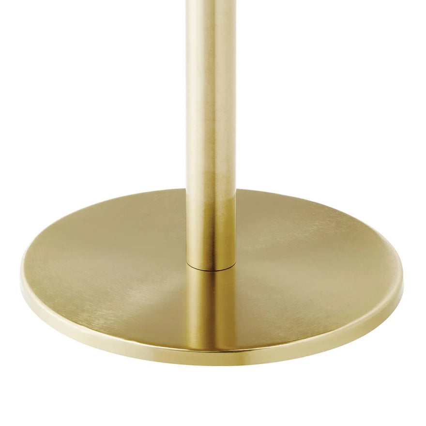 The Ashbourne Marble Pedestal Side Table