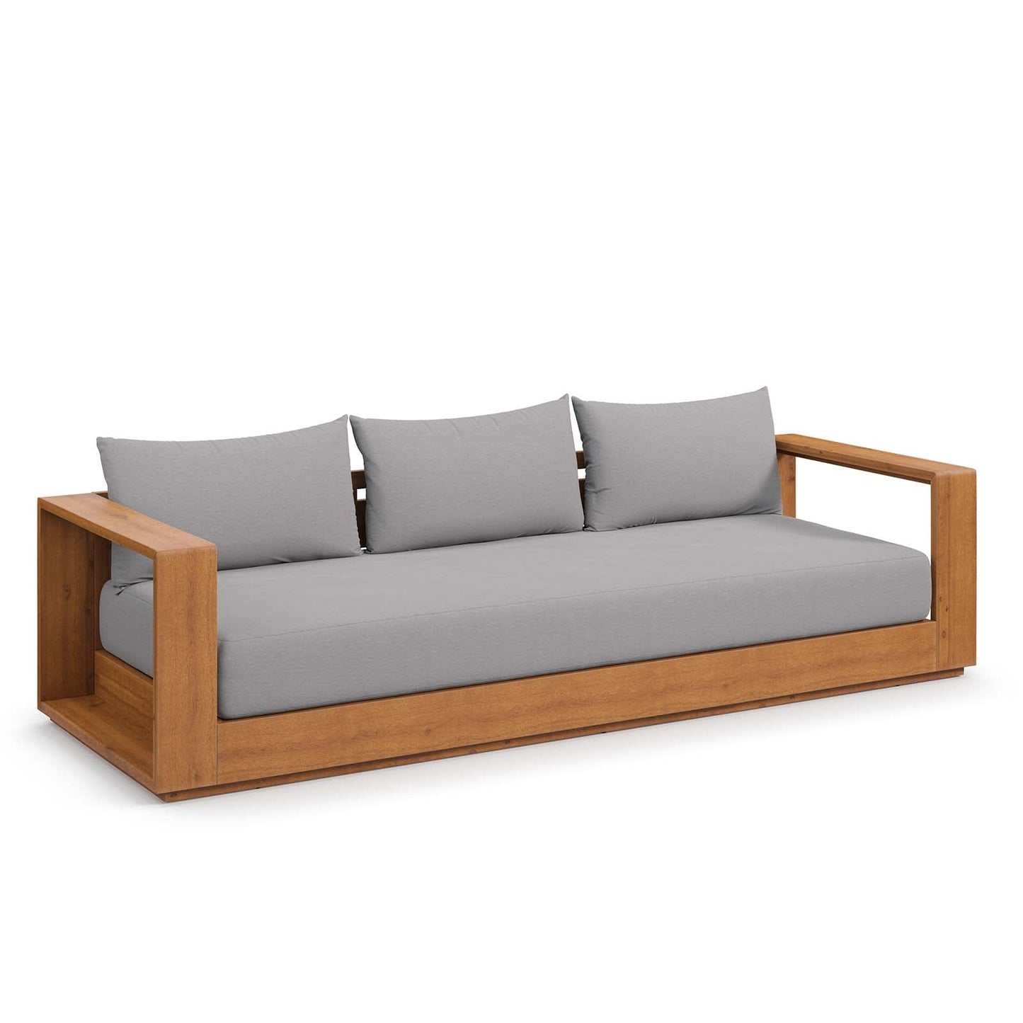 Hawthorne Outdoor Acacia Sofa | Garden Pavilion Collection | Bay & Bridle