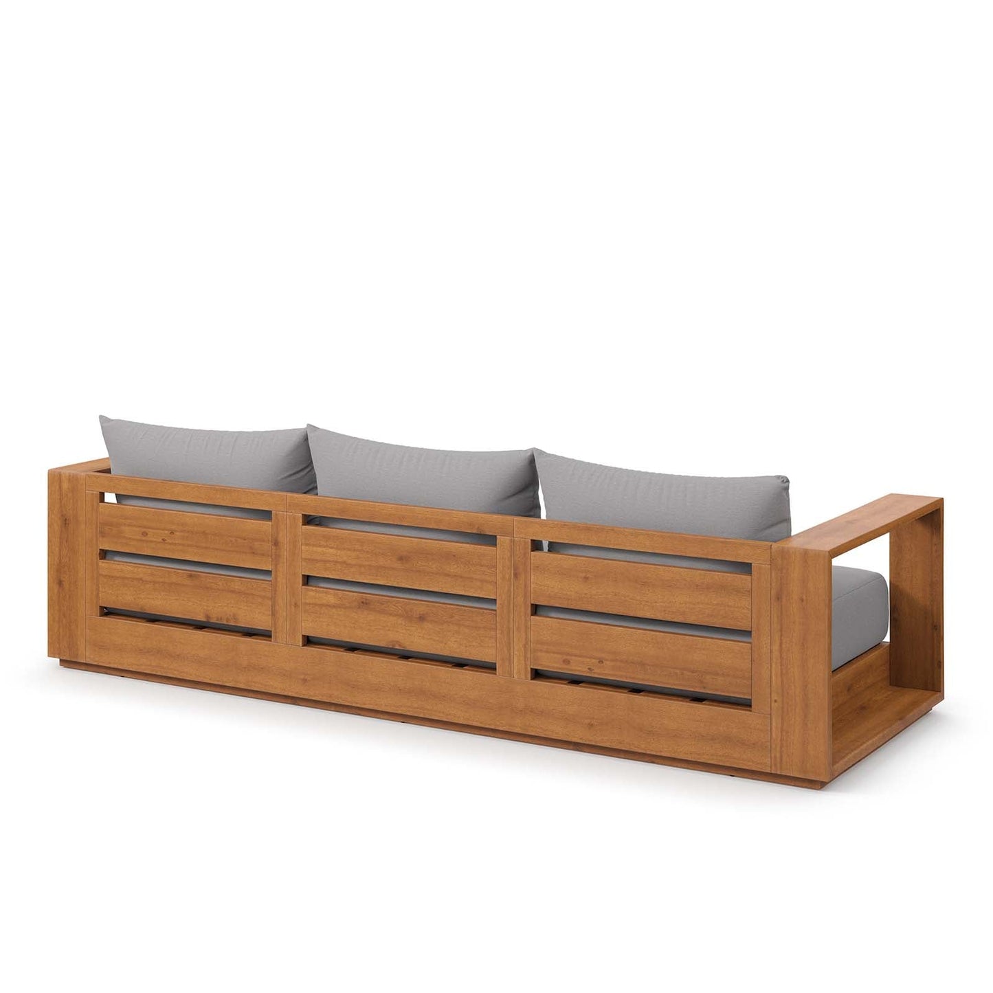 Hawthorne Outdoor Acacia Sofa | Garden Pavilion Collection | Bay & Bridle