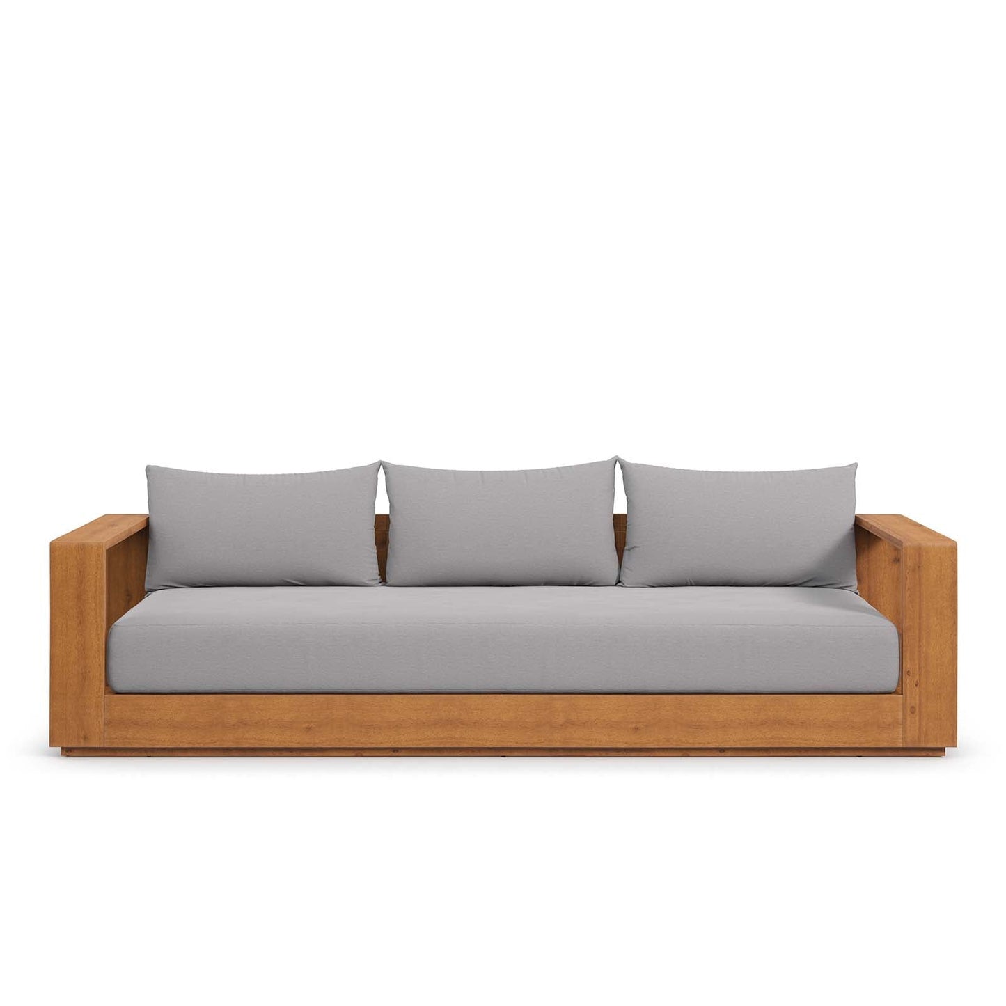 Hawthorne Outdoor Acacia Sofa | Garden Pavilion Collection | Bay & Bridle